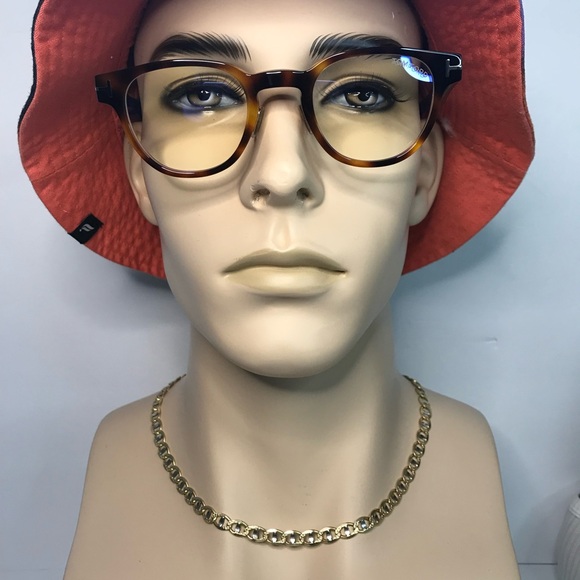 New Authentic Tom Ford FT5783-D-B 053 47 Shiny Classical Havana/T Logo Eyeglass - Picture 3 of 14